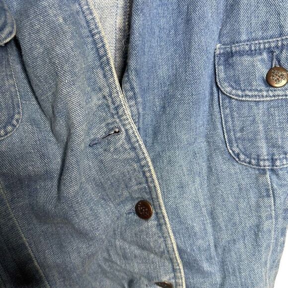 Vintage Foxmoor Denim Long Jacket Womens Medium - Picture 4 of 4